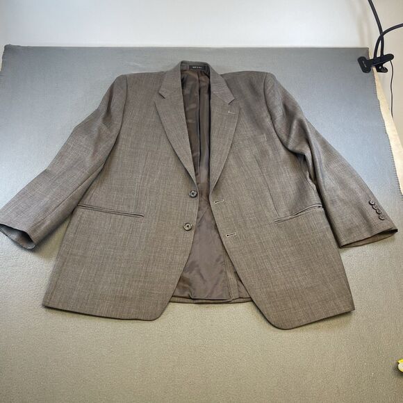Vintage Lauren Ralph Lauren hound tooth Sport Coat Two Button Gray Mens‎ classic - Picture 1 of 10